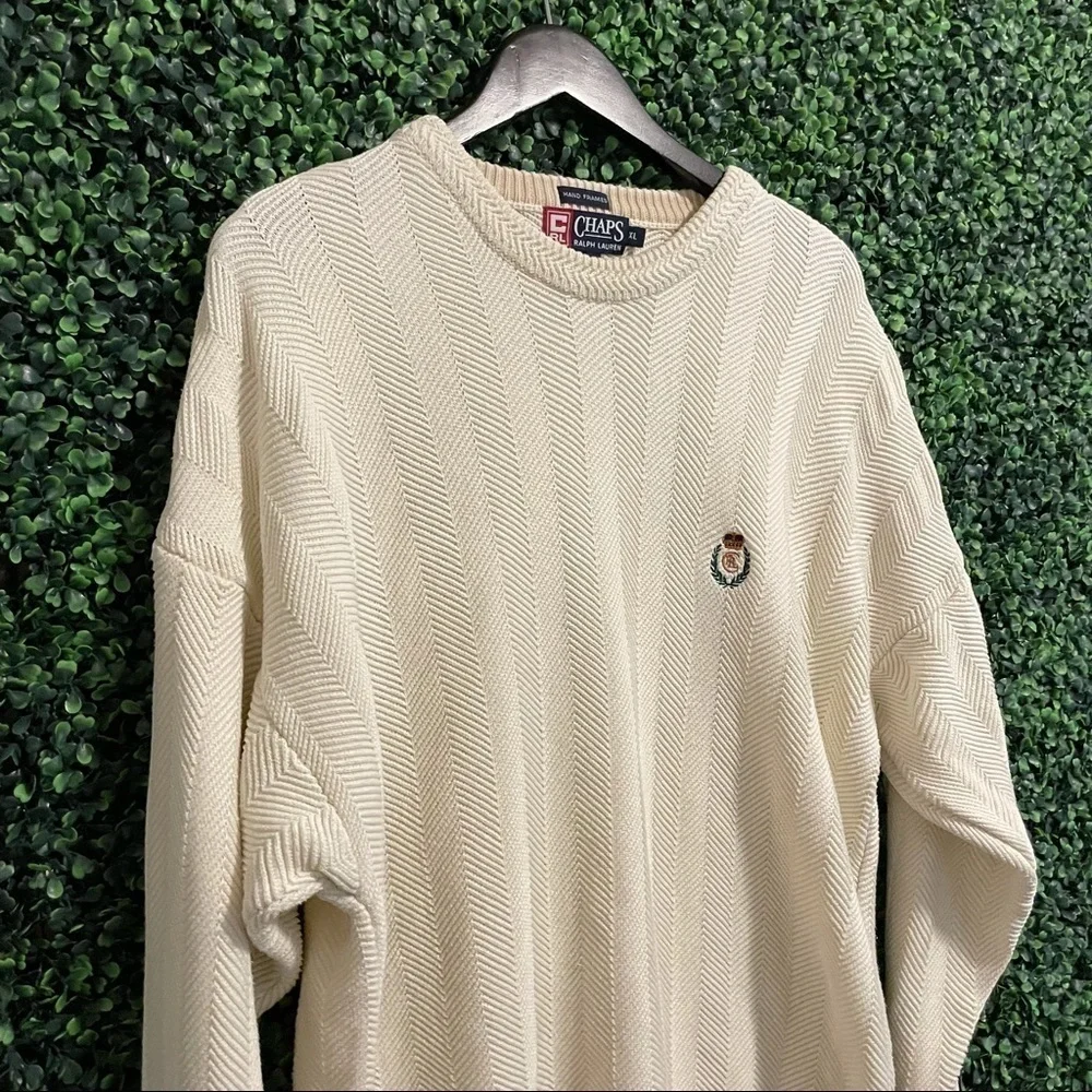 VTG Chaps Ralph Lauren hand frame cotton XL